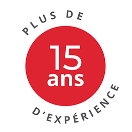 15 ans d'expérience